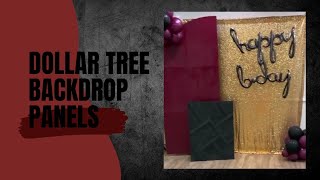 Dollar Tree Backdrop Panels | UNDER $30 |