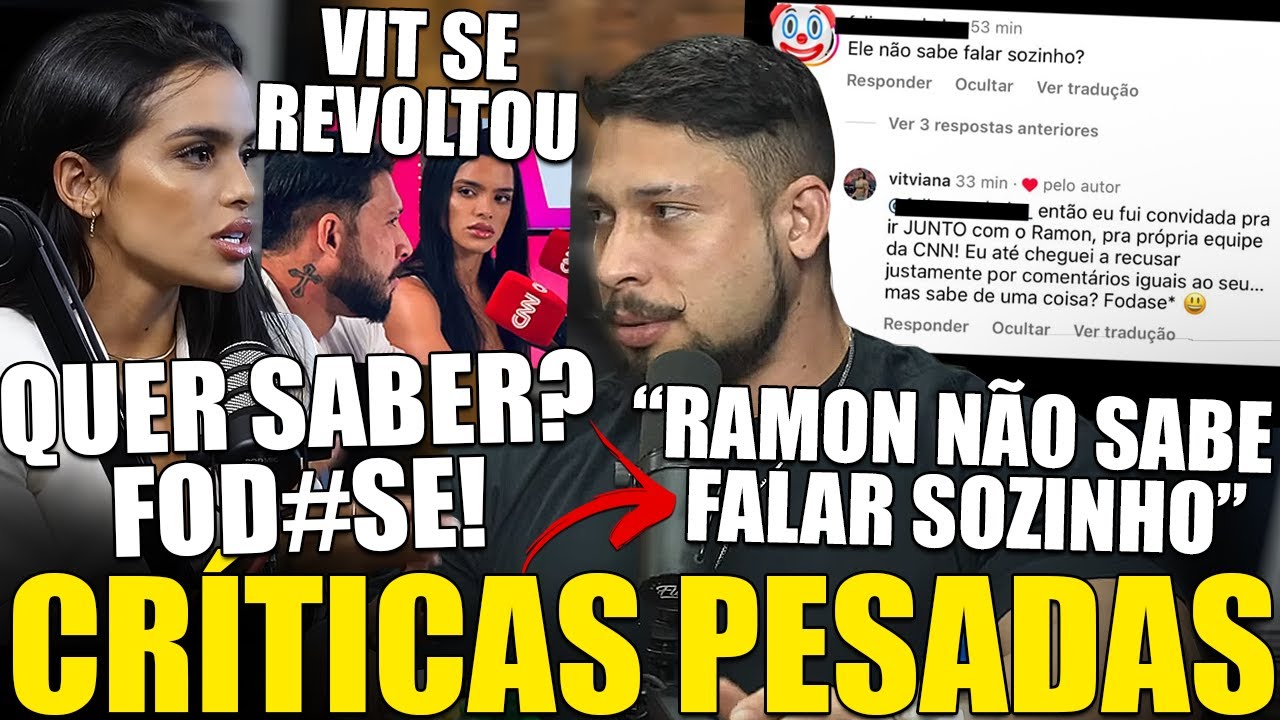 POLÊMICA! ESPOSA DO RAMON PERDE A PACIÊNCIA APÓS ENTREVISTA GERAR CRÍTICAS! EXPLICOU PORQUE ELA FOI
