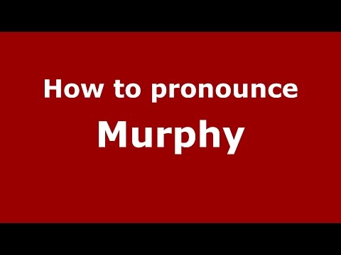 How to pronounce Murphy (Spanish/Argentina) - PronounceNames.com