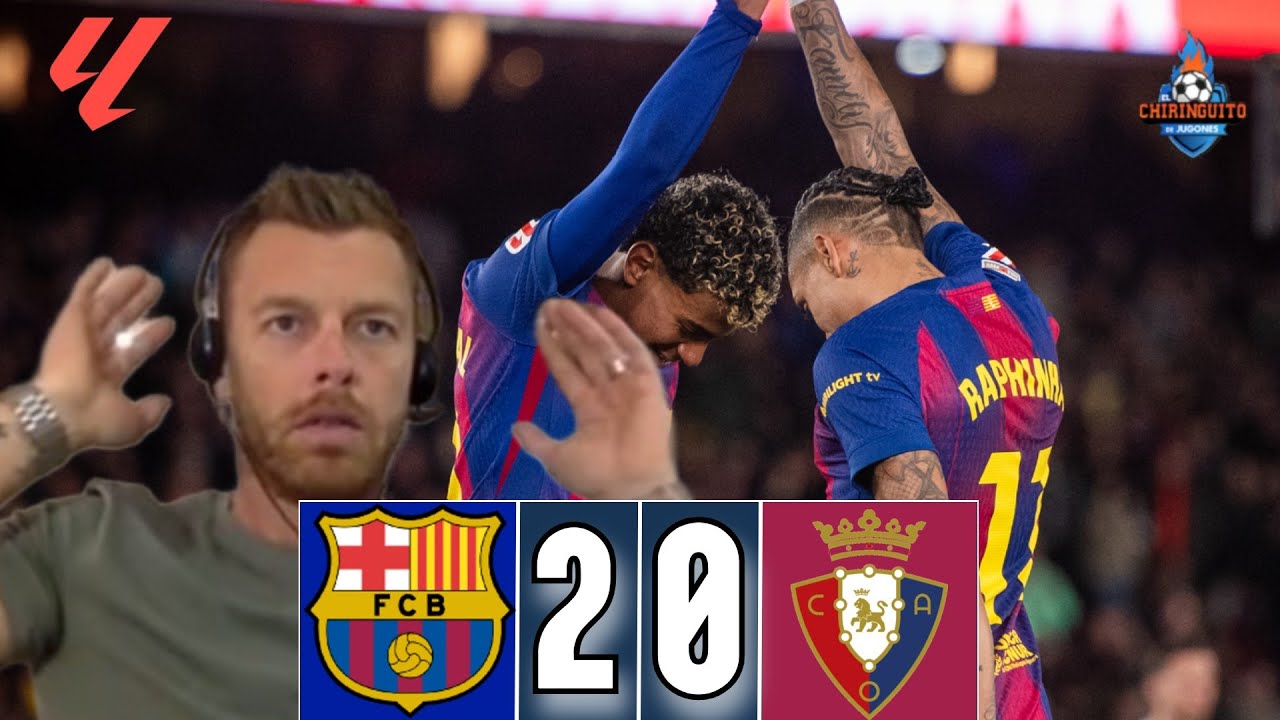 🔝🔝🔝 Raphinha deja al Barça aún más líder | BARÇA 2-0 OSASUNA | RESUMEN CHIRINGUITO LIVE