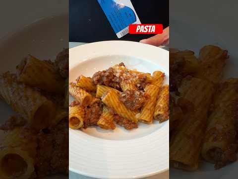 Pasta lunch on a sea day #food #cruise