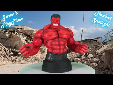 🧐 Product Spotlight: RED HULK BUST | Gentle Giant Studios | Marvel Comics
