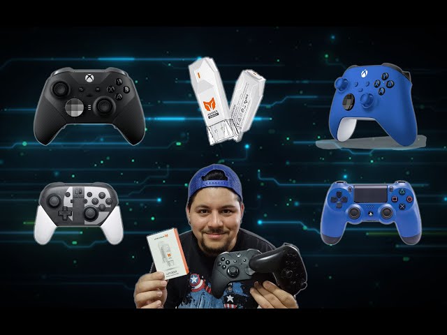 Vídeo relacionado con Adaptador de Controlador Inalámbrico, Convertidor de Mango para Windows Bluetooth PC PS4 PS5 Xbox One Switch