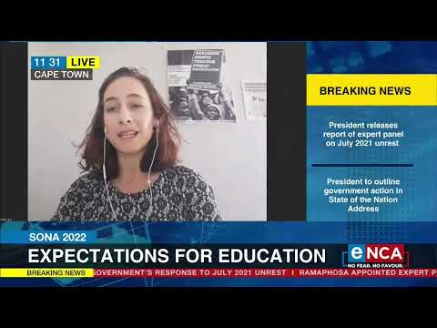 SONA 2022 Expectations for education