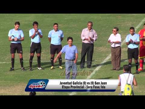 JUVENTUD GALICIA (0) vs (0) SAN JUAN - ETAPA PROVINCIAL - 1ERA FASE/IDA 2017.