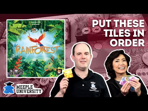 Rainforest - Double drafting and tile placement game with a twist