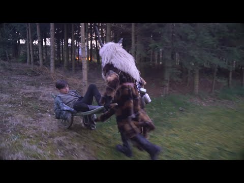 Krampus_dabel - Myslivec (Krampus überfällt einen kleinen Jäger)