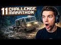 SpinTires MudRunner AMERICAN WILDS 11 CHALLENGE MARATHON