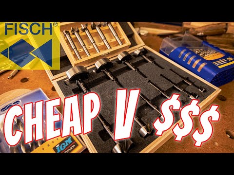 Ultimate Forstner Bit Showdown: Upgrading from Cheap to Premium! FISCH Black shark pro drill bit set