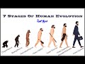 7 STAGES OF HUMAN EVOLUTION Humanrevolution Evolution Science Sciencefact