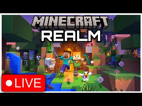 THE ARENA MINECRAFT REALM SERVER - Minecraft Bedrock Modded SMP With Viewers 4!