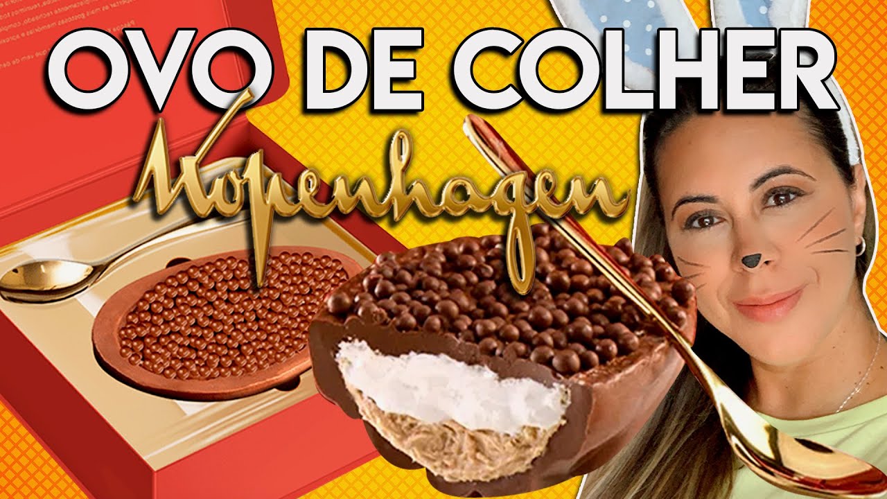 Ovo de Colher Kopenhagen 🐰  Novos Ovos de Páscoa Kopenhagen