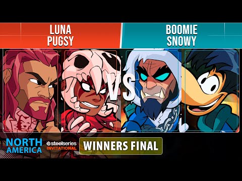 Luna & Pugsy VS Boomie & Snowy - Winners Final - NA - Brawlhalla SteelSeries Invitational 2022