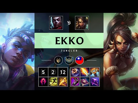 Ekko Jungle vs Nidalee - TW Challenger Patch 25.13