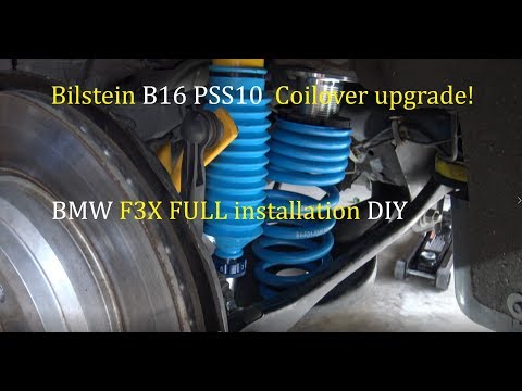 Bilstein B16 PSS10 coilover installation DIY for a BMW F3X