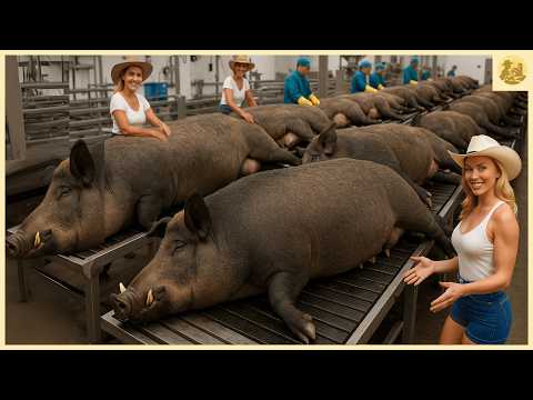 How Millions of Ibérico Pigs are raised and processed – Jamón Ibérico is made Luxury Meat Farming