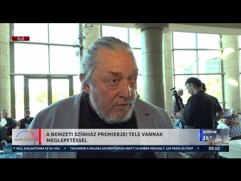A Nemzeti Színház premierjei tele vannak meglepetéssel - HírTV