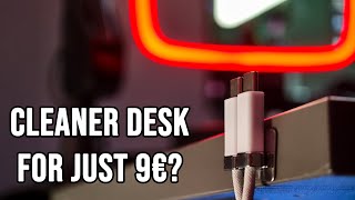 Tangled Cables Falling Off Your Desk? This One Fixes It!