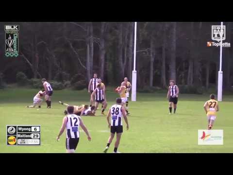 2016 BDAFL 2nd Division Highlights -  Wyong Lakes Magpies v Maitland Saints
