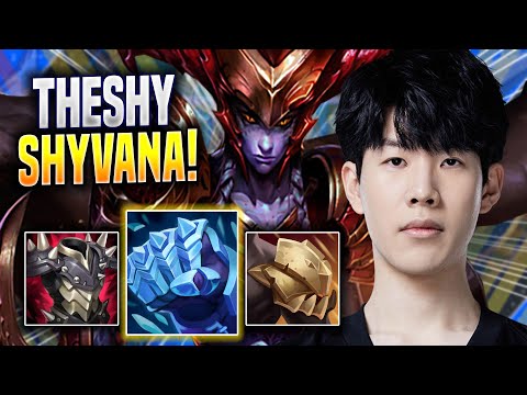 THESHY IS A BEAST WITH SHYVANA! - WBG TheShy Plays Shyvana TOP vs Jarvan! | Season 2022