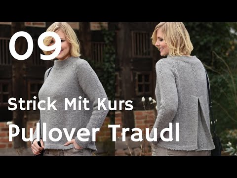 Knitting a traditional sweater with a box pleat #9 - Finishing touches and a final tip