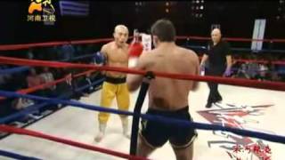 Shaolin monk KO  U.S. Navy SEAL's Boxer ( IKF Champion)