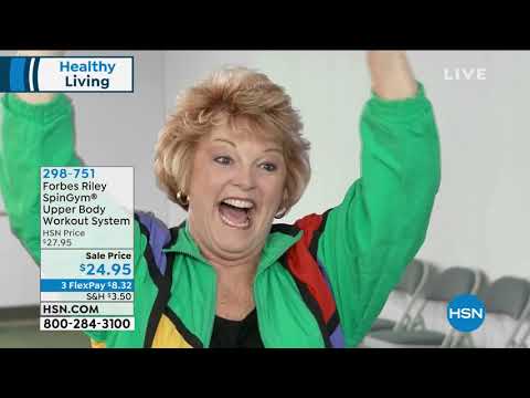 Forbes Riley SpinGym Upper Body Workout System w/DVD