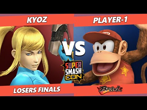 SSC Fall Fest SSBB Losers Semis - Kyoz (ZSS) Vs. Player-1 (Diddy Kong) Smash Brawl Tournament