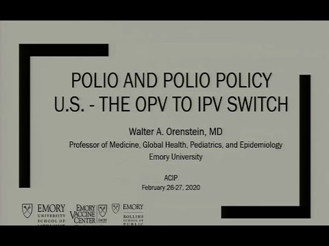 February 2020 ACIP Meeting - Polio Informational Session