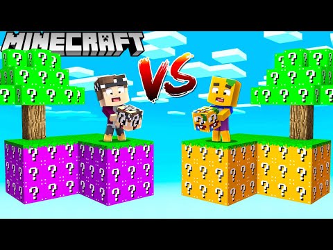 CENTEX LUCKY BLOCK vs. VITAMINE LUCKY BLOCK in Minecraft!