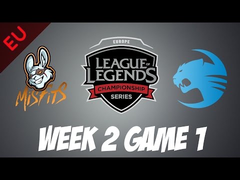 Misfits vs Roccat | Game 1 | HIGHLIGHTS | EU LCS W2D1 2017 Spring split