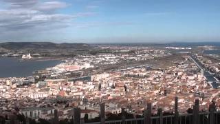 preview picture of video 'La ville de Sète, vue du Mont Saint-Clair'