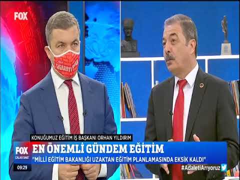 Genel Başkanımız Orhan Yıldırım, FOX TV’de yayınlanan “Çalar Saat” programında, İsmail Küçükkaya’nın konuğu oldu ve eğitim gündemine ilişkin değerlendirmelerde bulundu | EĞİTİM İŞ