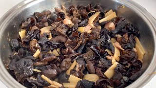 How To Cook Wood Ear Mushroom |