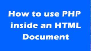 How to run PHP code in HTML file
