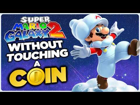 Is it possible to beat Super Mario Galaxy 2 without touching a single coin? Video