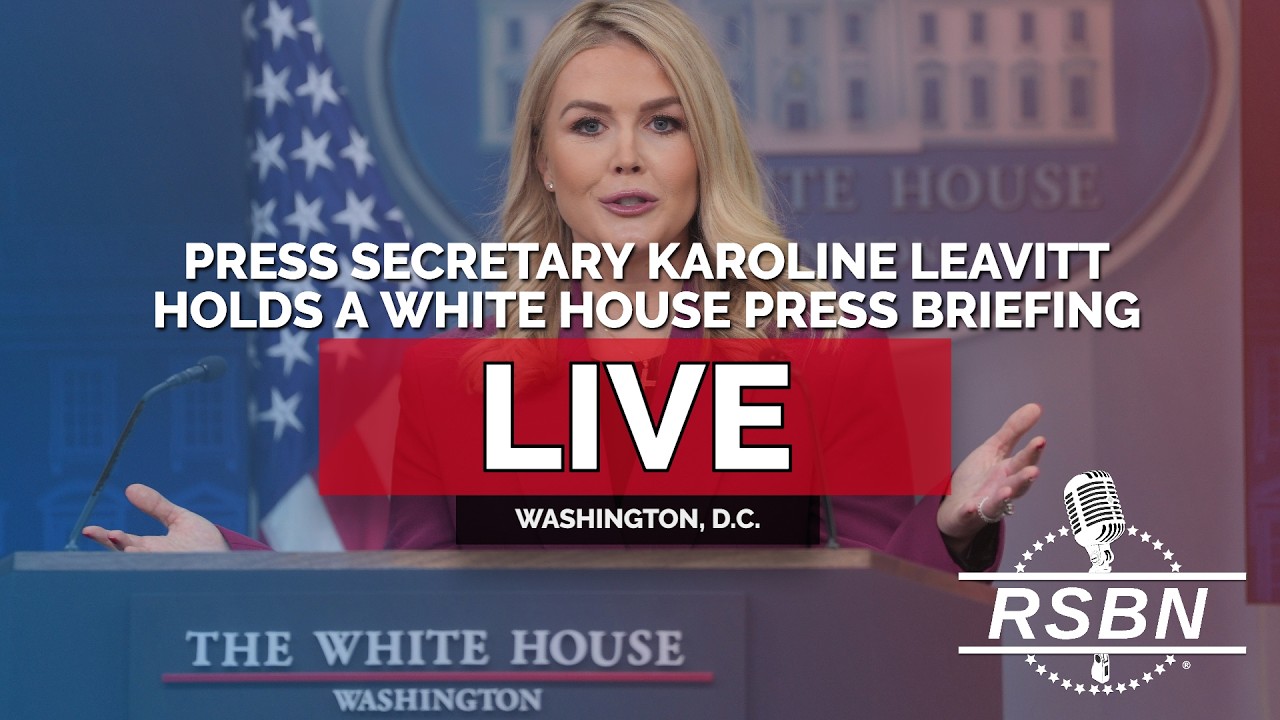LIVE: White House Press Secretary Karoline Leavitt Holds a Press Briefing - 07/23/26