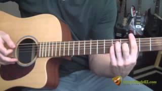 Donovan - Hurdy Gurdy Man Guitar Lesson ( guitar chords, strumming pattern)
