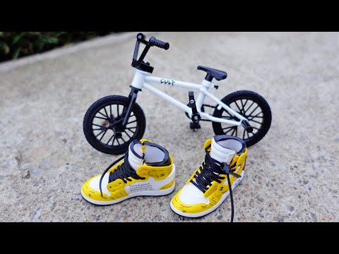 BMX-Finger | Unboxing Tech Deck BMX Kult Weiß | Flick Trix | Nike Fingerschuhe | BMX schwarze Reifen