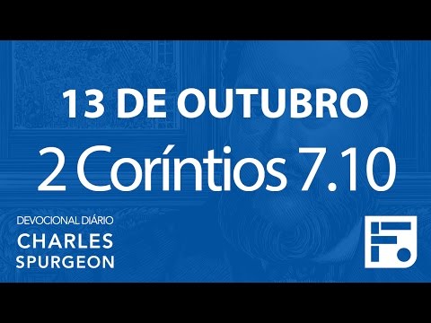 13 de outubro – Devocional Diário CHARLES SPURGEON #287