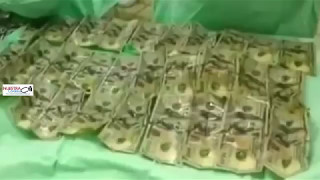 Lo tuyo es mío.... lo mío es MÍO!
Se comió 90 billetes de 100 dólares para no darle ni una parte