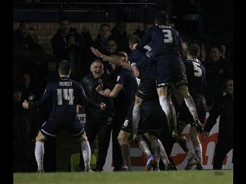 Ryan Leonard's brilliant winning goal against Portsmouth