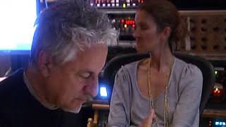 Celine Dion mixing session of &quot;SING&quot;  unreleased duet with singer Annie Lennox 2007 Humberto Gatica