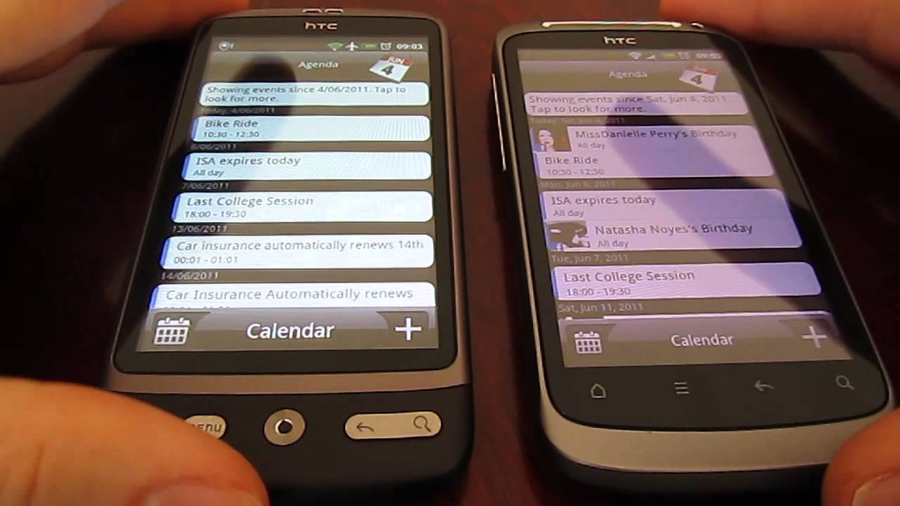 HTC Desire vs HTC Desire S - Benchmarks, browser speed test and more [HD]