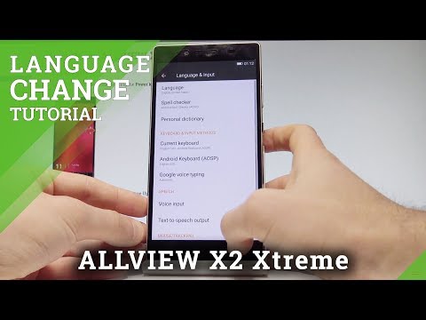 How to Change Language on ALLVIEW X2 Xtreme - Set Up Android Language