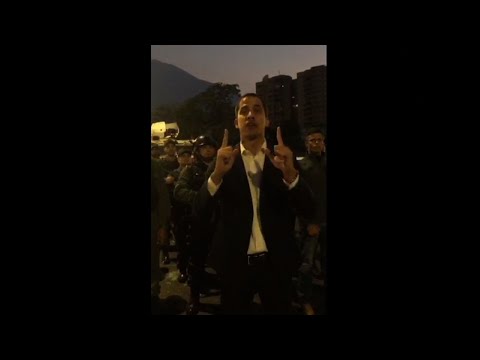 Venezuelan opposition leader Juan Guaidó took to the streets with a small contingent of heavily armed troops early Tuesday in a bold and risky call for the military to rise up and oust socialist leader Nicolas Maduro