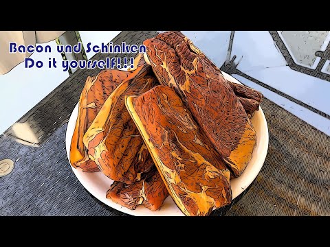 Schinken & Bacon selbst räuchern 🥓🍖 voll geil!