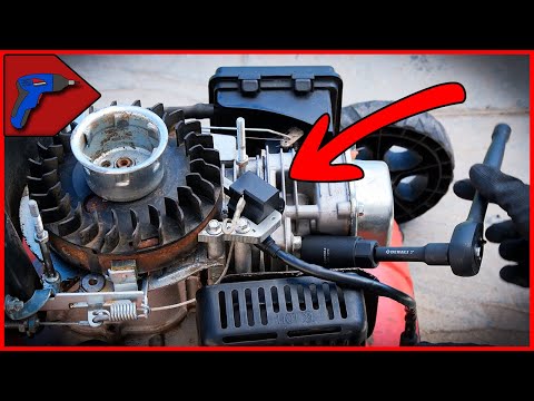 Reparar Cortacesped Gasolina | NO ARRANCA | Bobina Dañada