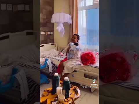 Otile brown visits Jovial in hospital