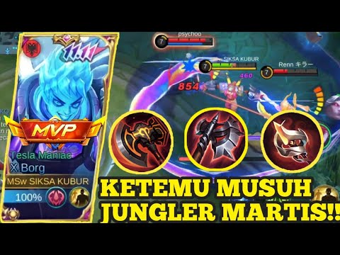 X-BORG KETEMU MUSUH JUNGLER MARTIS SAINT SEIYA‼️| BEST BUILD X-BORG 2022 | BUILD X-BORG DAMAGE 2022